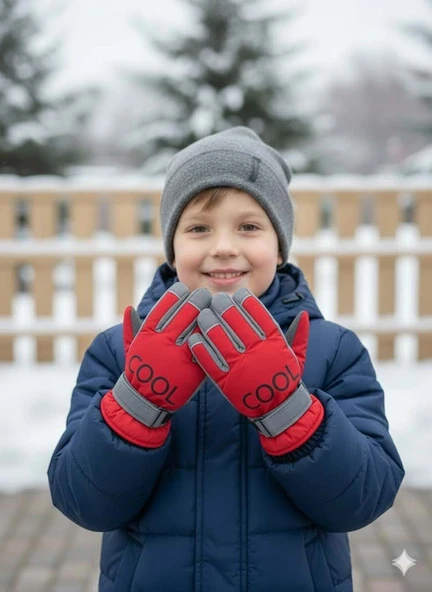 KİTTİ 422-17 9-14 YAŞ KAR KAYAK ELDİVENİ - Resim 2