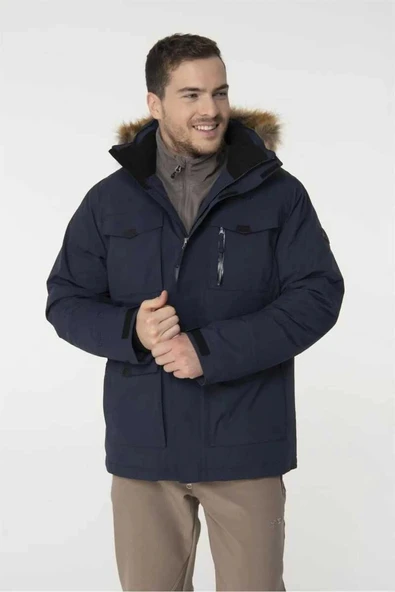 2AS Saalbach Erkek Down Ceket Mont Gri - Resim 3