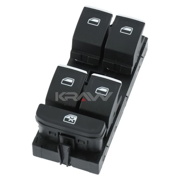 Vag Cam Acma Kapama Anahtarı 4lu Krom Kirmizi İsik Arona Ateca İbiza Polo A1 18>> Leon 13>20 - Kraw An-420d ürün görseli