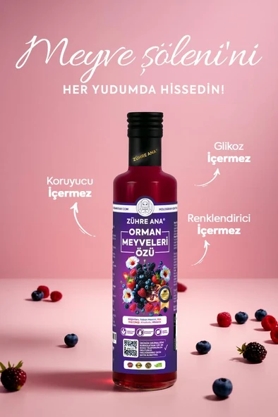 Zühre Ana Orman Meyveleri Özü 640 Gr - Resim 2