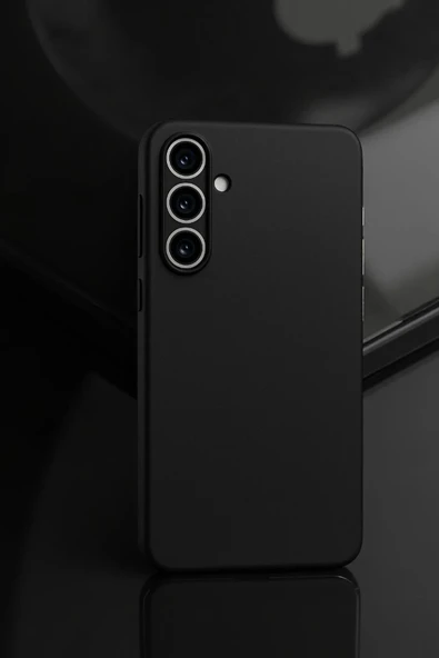 LitaeTrend Samsung Galaxy A55 5G Kılıf First Silikon - Siyah - Resim 2