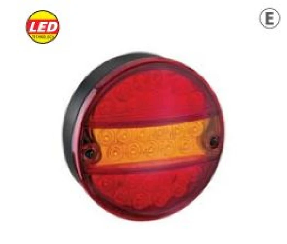 Dorse Truck Stop Lambası 24v Fonksıyonel Ortası Sarı Ledli Kamyon Stop - Mars 720101 ürün görseli