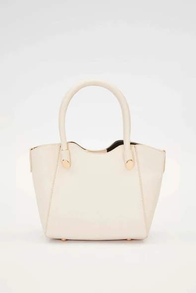 Levidor Krem Kadın Omuz Çantası 930538 - Resim 4