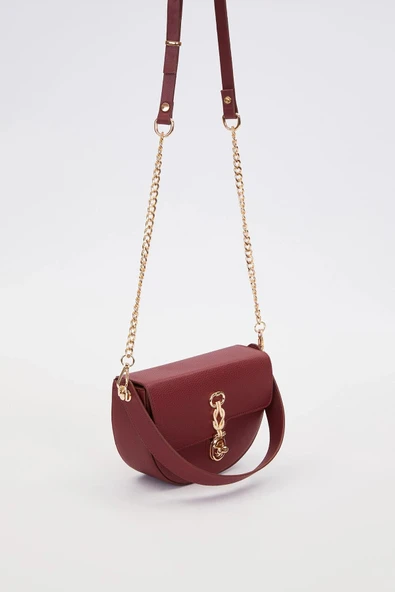 Levidor Bordo Kadın El ve Omuz Çantası 930930 - Resim 2