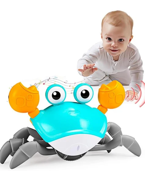 Pasifik Toys Işıklı Sensörlü Yengeç Yeşil QC3Y - Resim 11