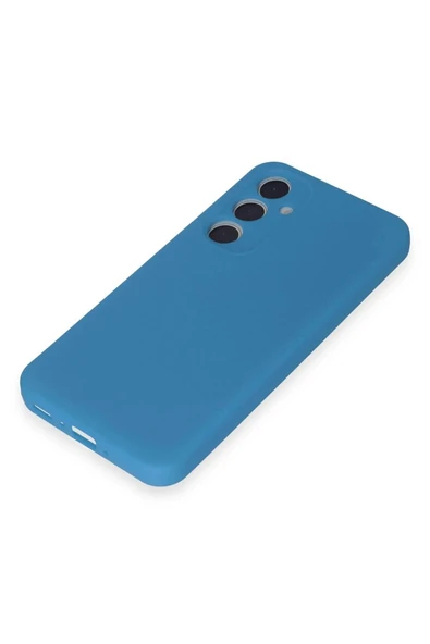 LitaeTrend Samsung Galaxy A15 4G Kılıf First Silikon - Mavi - Resim 4