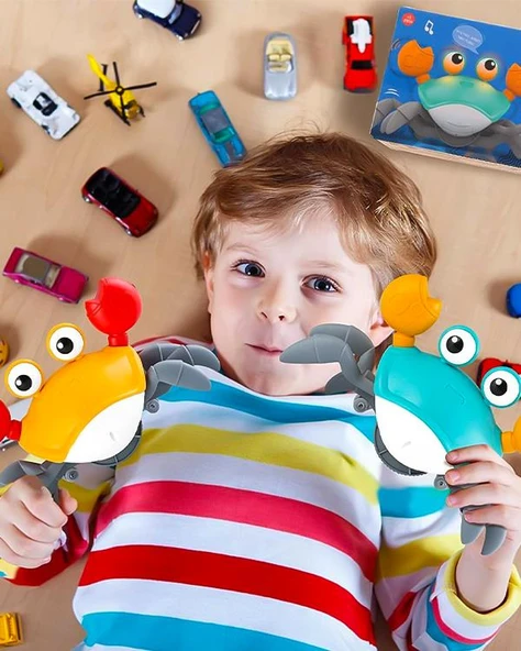 Pasifik Toys Işıklı Sensörlü Yengeç Yeşil QC3Y - Resim 12