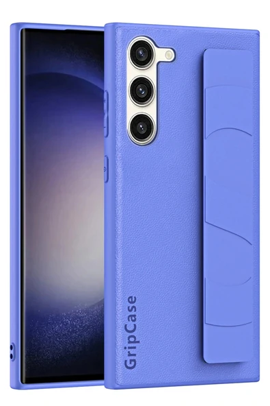 LitaeTrend Samsung Galaxy S24 Kılıf Data Kapak - Mor - Resim 2