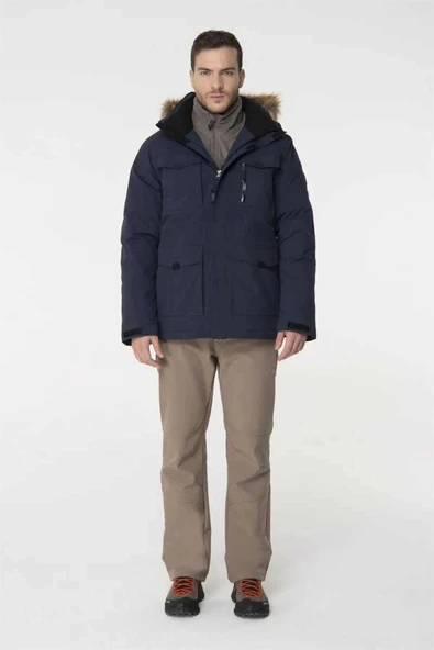 2AS Saalbach Erkek Down Ceket Mont Gri - Resim 2