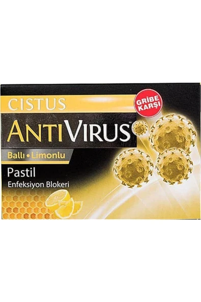 Cistus Antivirus Bal Limon Pastil 10 Adet ürün görseli