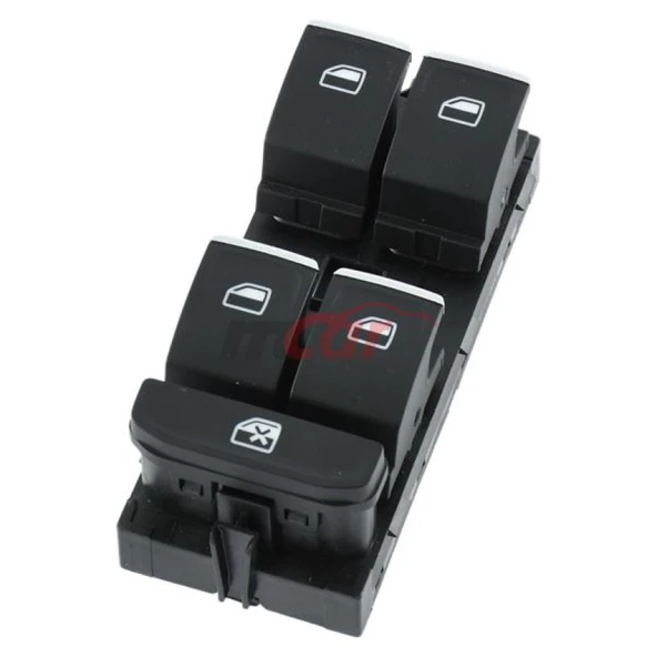 Vag Cam Acma Kapama Anahtarı Surucu Tarafı Dortlu (krom Kaplama) Golf VI İpassat 14> - Kraw An-420 ürün görseli