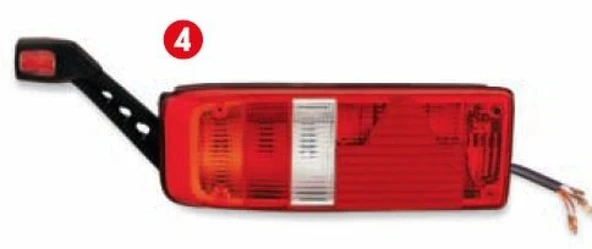 Dorse Truck Stop Lambası Camı Sag Krone - Mars 611440 ürün görseli