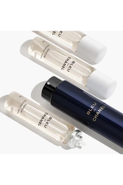 Chanel Bleu De Chanel Twist And Spray Parfum EDP 3*20 ml Erkek Parfüm - Resim 2