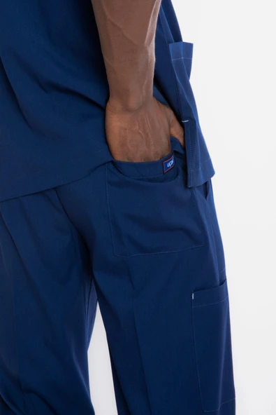 UÇAK MEDİKAL PETROL LACİVERT CORE-FLEX ERKEK CERRAHİ TAKIM - Resim 6