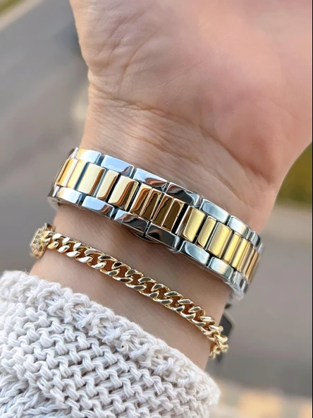 Daniel Klein Çelik Kordonlu 2 Yıl Garantili 3 Atm Suya Dayanıklı Kadın Kol Saati+Bileklik BD.10070.4 - Resim 3