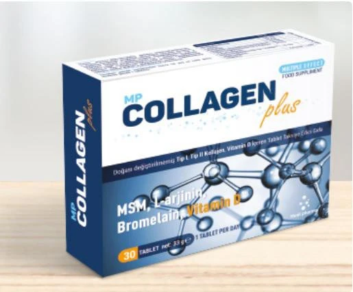 Medipharma Mp Collagen Plus 30 Tablet Kolajen+C Vitamini+MSM ürün görseli
