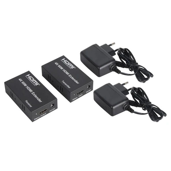 Vcom DD471 Hdmi RJ45 4K@30HZ Extender Metal 60m Uzatıcı ürün görseli