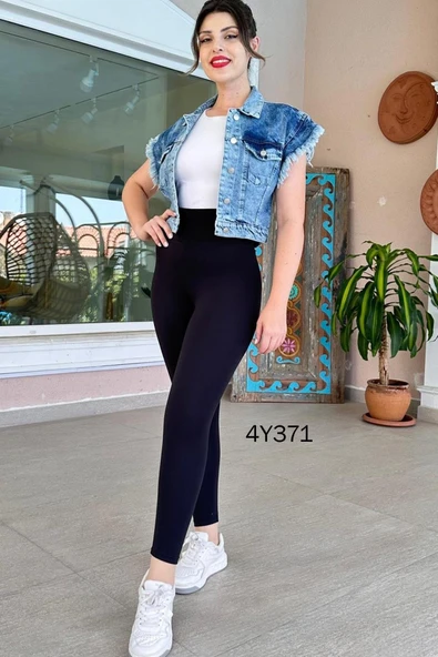 Yüksek Bel Modal Kumaş Tayt ürün görseli