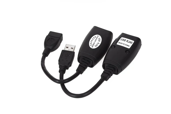 Vcom CU824 USB RJ45 Extender Plastik 45m Uzatıcı - Resim 2