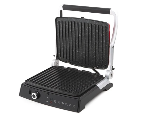 K462R GrillMaster Kırmızı Tost Makinesi - Resim 3