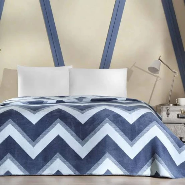 Taç Çift Kişilik Pamuklu Battaniye Wendy ürün görseli