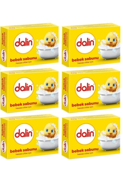 Dalin Bebek Sabunu 100 gr Yeni Formül 6 Adet ürün görseli