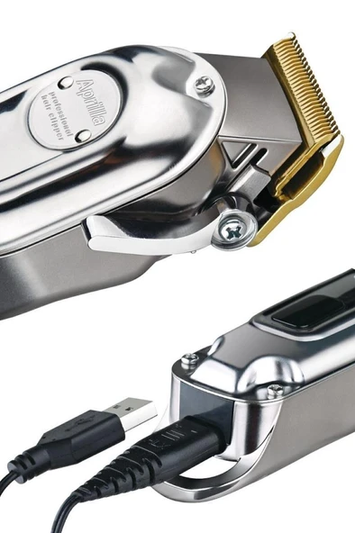 Aprilla AHC-5050 Profesyonel Tıraş Makinesi Titanyum - Resim 3