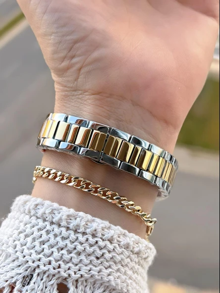 Daniel Klein Çelik Kordonlu 2 Yıl Garantili 3 Atm Suya Dayanıklı Kadın Kol Saati+Bileklik BD.10070.3 - Resim 3