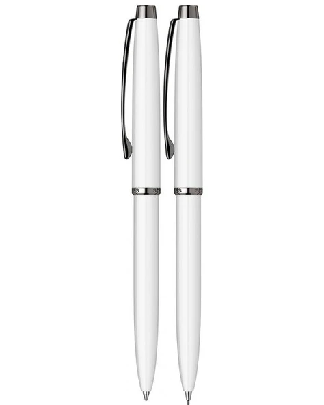 Scrikss 108 Prestige Tükenmez Versatil İkili Kalem Set Beyaz Kristal Kutu - Resim 3