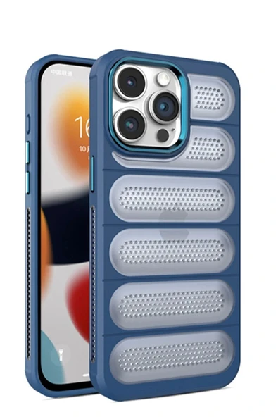 LitaeTrend iPhone 14 Pro Max Kılıf Airmax Silikon Kapak - Lacivert ürün görseli 1