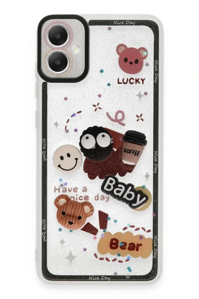 LitaeTrend Samsung Galaxy A05 Kılıf Sweet Desenli Silikon Kapak - Sarı ürün görseli 1