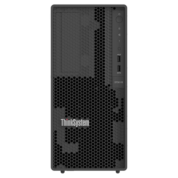 Lenovo ThinkSystem ST50 V3 7DF3A00YEA E-2434 32GB 2x960SSD 1x500W Tower Sunucu ürün görseli 1