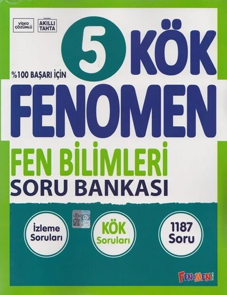 5. Sınıf Fen Bilimleri KÖK Soru Bankası Fenomen Okul Yayınları ürün görseli 1