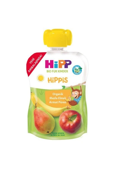 Hipp Organik Muzlu Elmalı Armut Püresi 100 Gr ürün görseli