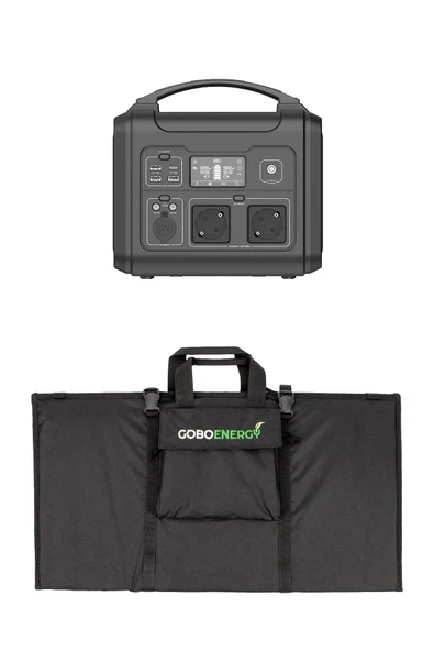 Ezviz Ps600 Taşınabilir Güç Istasyonu Ve 240w Katlanabilir Solar Çanta Panel Ikisi Bir Arada ürün görseli 1