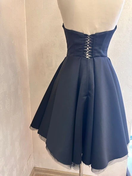 AS Brides Siyah Kısa Elbise - Resim 7