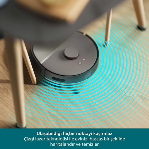 PHİLİPS 5000 Serisi XU5100/10 Islak & Kuru robot Süpürge - Resim 6