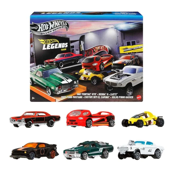 1:64 Hot Wheels Japon Temalı 6’lı Araba Seti JBY78 ürün görseli 1
