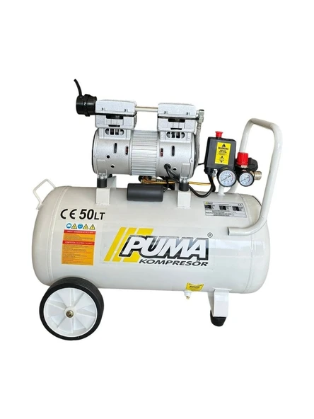 Puma 50 Lt Kompresör (Yağsız-Sessiz 1 Hp) - Resim 4