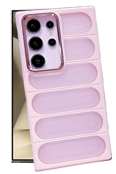 LitaeTrend Samsung Galaxy S24 Ultra Kılıf Airmax Silikon Kapak - Pembe ürün görseli 1