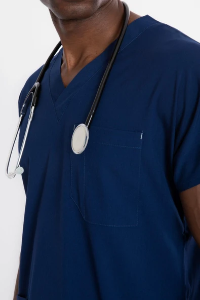 UÇAK MEDİKAL PETROL LACİVERT CORE-FLEX ERKEK CERRAHİ TAKIM - Resim 5