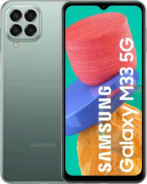Samsung Galaxy M33 5G Green 128 GB  / 6 GB Ram Yenilenmiş Ürün (Sıfır Gibi) ürün görseli