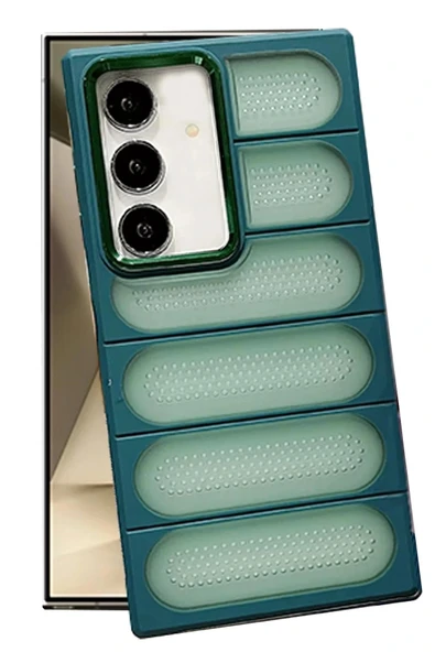 LitaeTrend Samsung Galaxy S24 Plus Kılıf Airmax Silikon Kapak - Koyu Yeşil ürün görseli 1