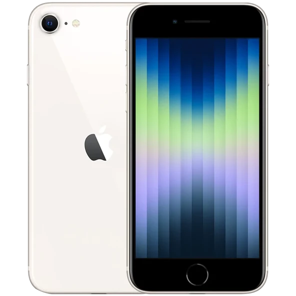 YENİLENMİŞ APPLE IPHONE SE 2022 64GB YILDIZ IŞIĞI CEP TELEFONU (12 AY GARANTİLİ) - A KALİTE - Resim 3