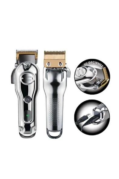 Aprilla AHC-5050 Profesyonel Tıraş Makinesi Titanyum - Resim 2