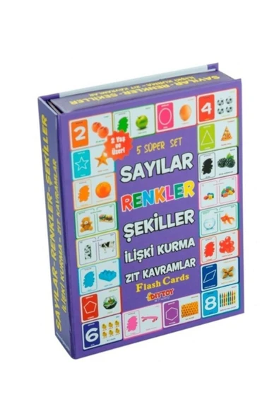 Sayılar-RenklerŞekiller İlişki Kurma Zıt Kavramlar ürün görseli 1