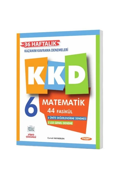 6. Sınıf Matematik Haftalık Kazanım Kavrama Denemeleri Kurmay Elt Yayınları ürün görseli 1