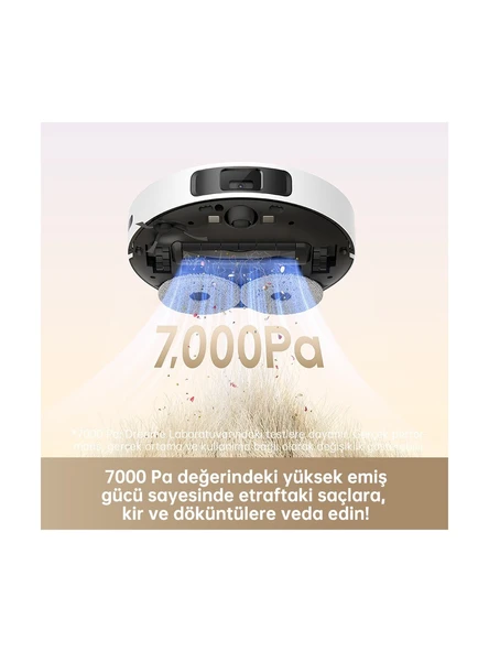 Dreame L10s Plus Çöp İstasyonlu Akıllı Robot Süpürge - Resim 3