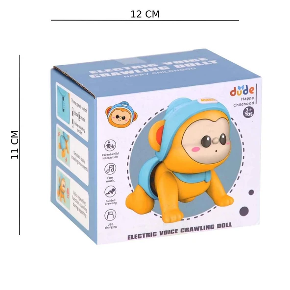 Emeklemeye Yardımcı Typ c şarjlı , Ses Tekrar Özellikli Müzikli ,Emekleyen - Resim 3