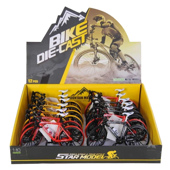 Model Metal Yarış Bisikleti - 17 cm - Resim 3
